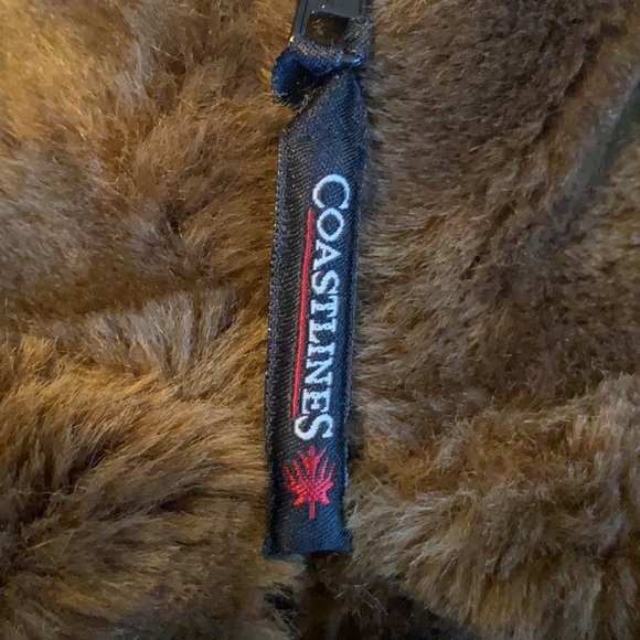 Coastlines woman’s Brown Faux Fur Jacket Size XL - Picture 5 of 12